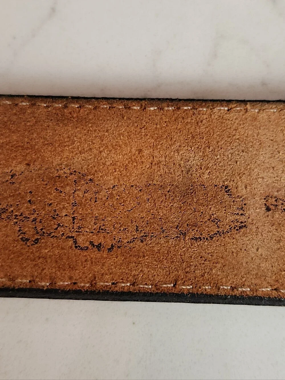 Vintage Snakeskin Western Belt with Patriotic Buckle